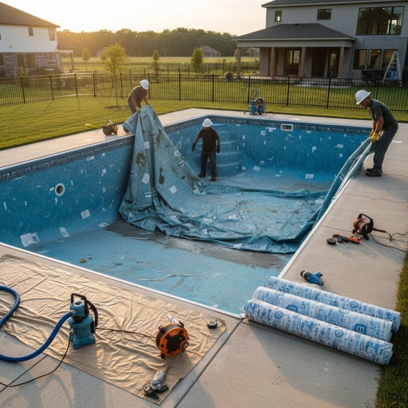Pool Cover Removal