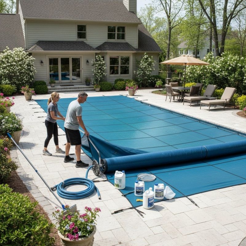 Pool Cover Removal