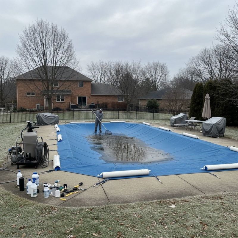 Pool Cover Removal